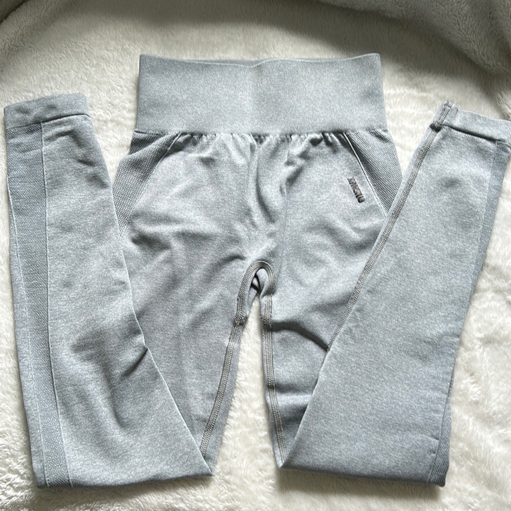Gymshark Flex High Waisted Leggings - Gray/Black